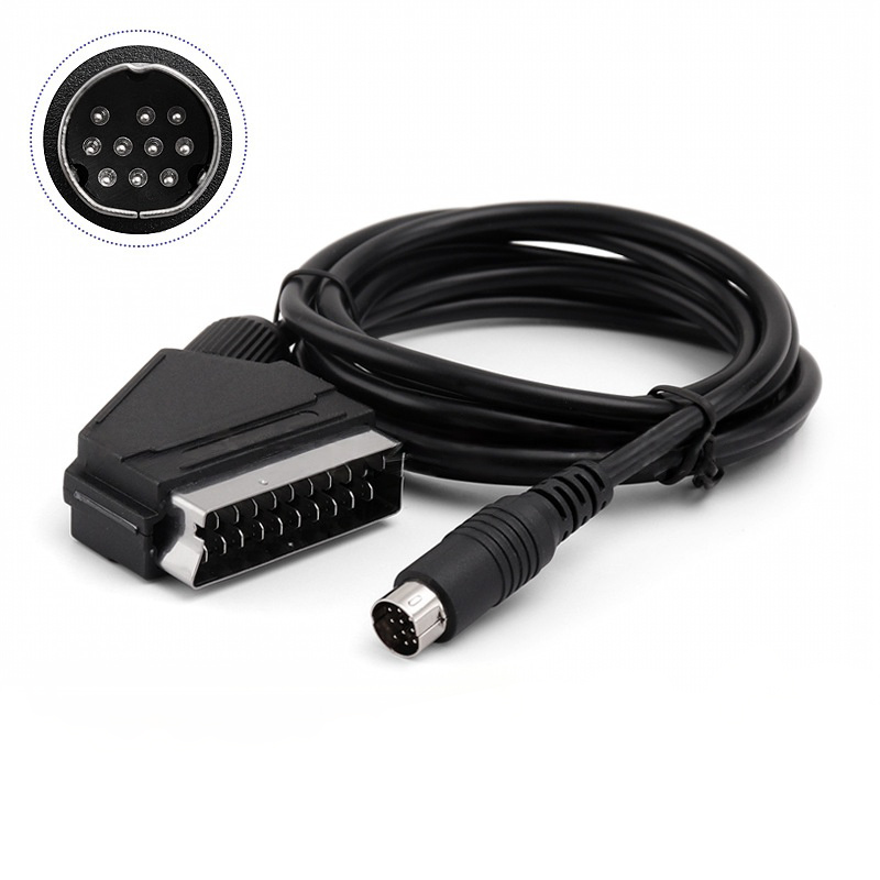 Retro Gaming Cables - Kabel Scart 1.8M untuk Pengontrol Sega