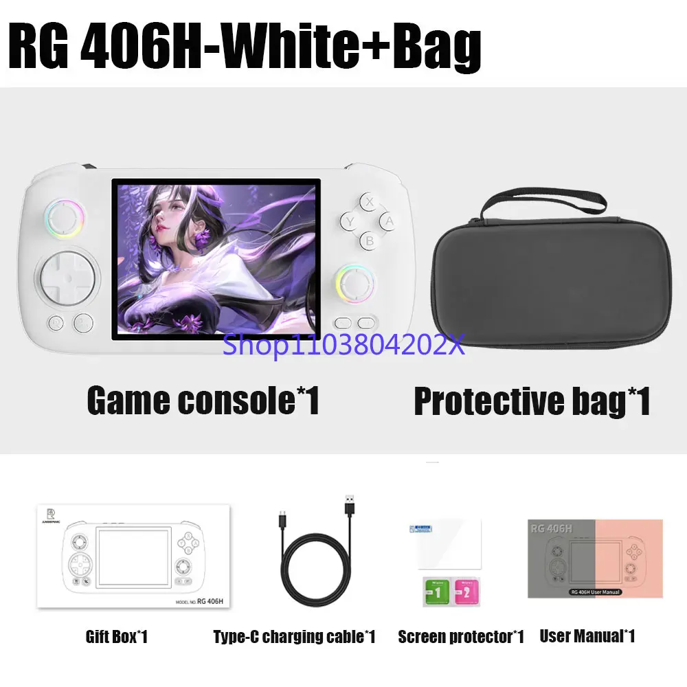 Retro Gaming Images - Konsol Game Genggam RG406H RG 406H