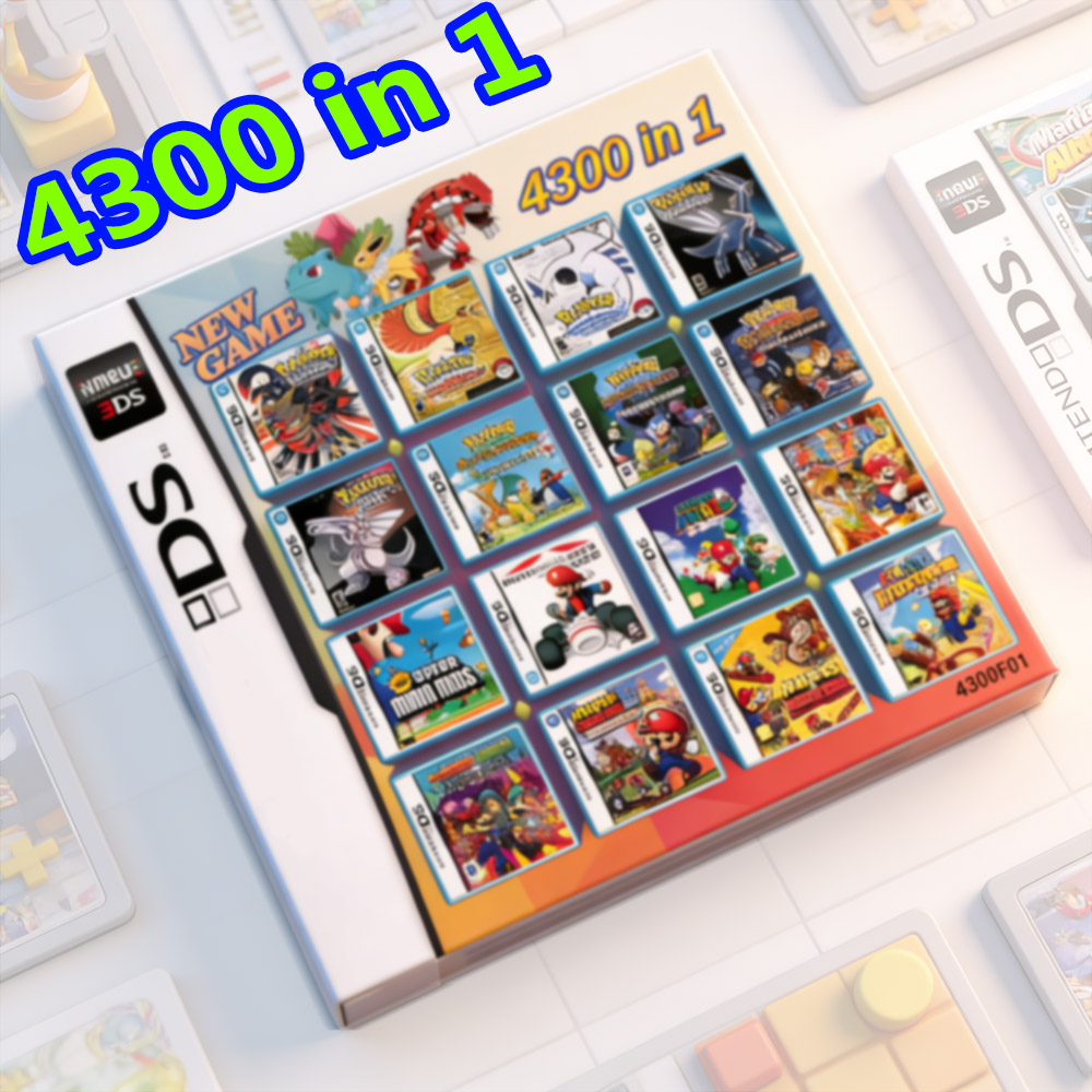 Retro Gaming Pokemon - Kartrid Multi-Game Bertema Pokemon untuk DS/3DS/NDSL/2DS