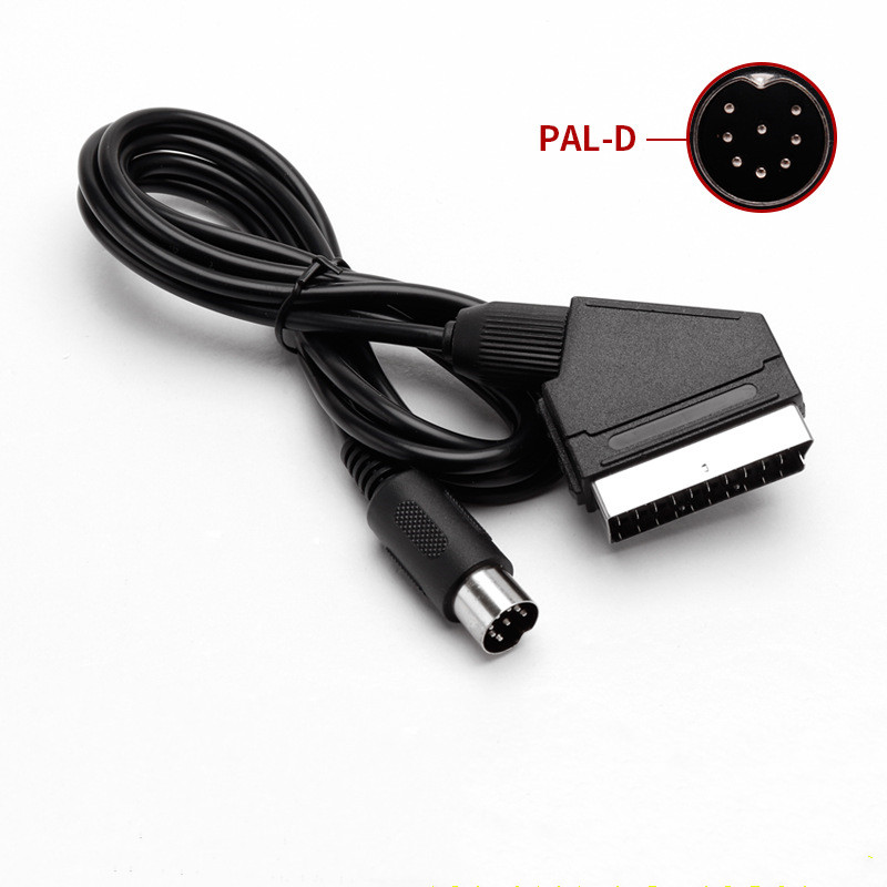 Retro Gaming Cables - Kabel V-PIN Euro RGB Scart Untuk