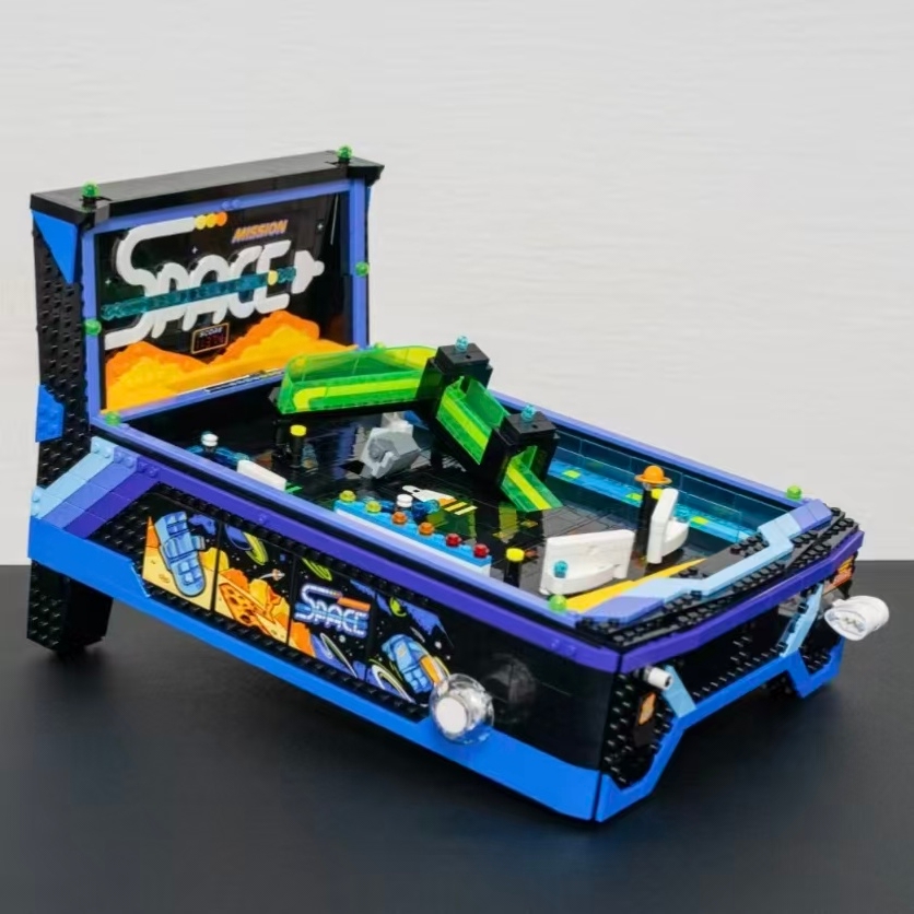 Retro Gaming Lego - 2274pcs Mesin Permainan Pinball Jalanan, Permainan