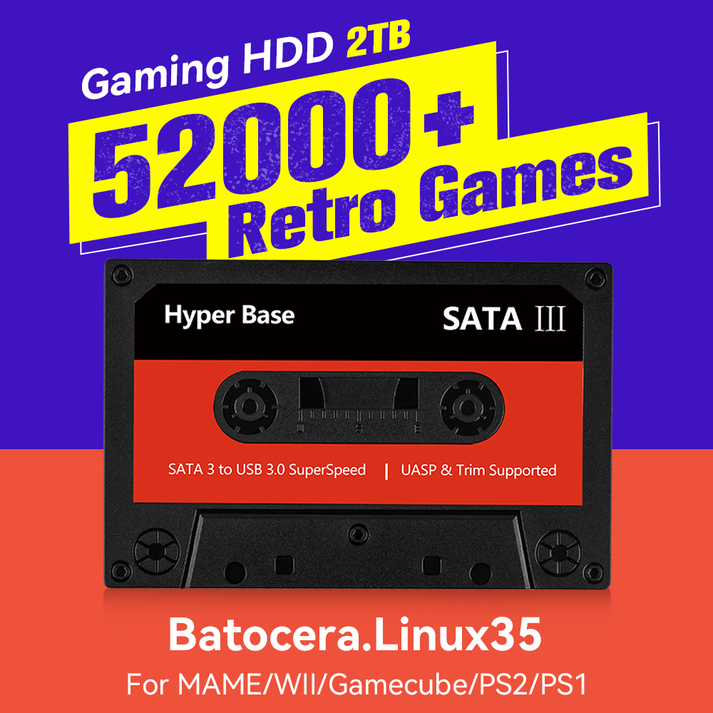Retro Gaming For Windows - Konsol Game Retro Batocera 500GB/2TB Dengan