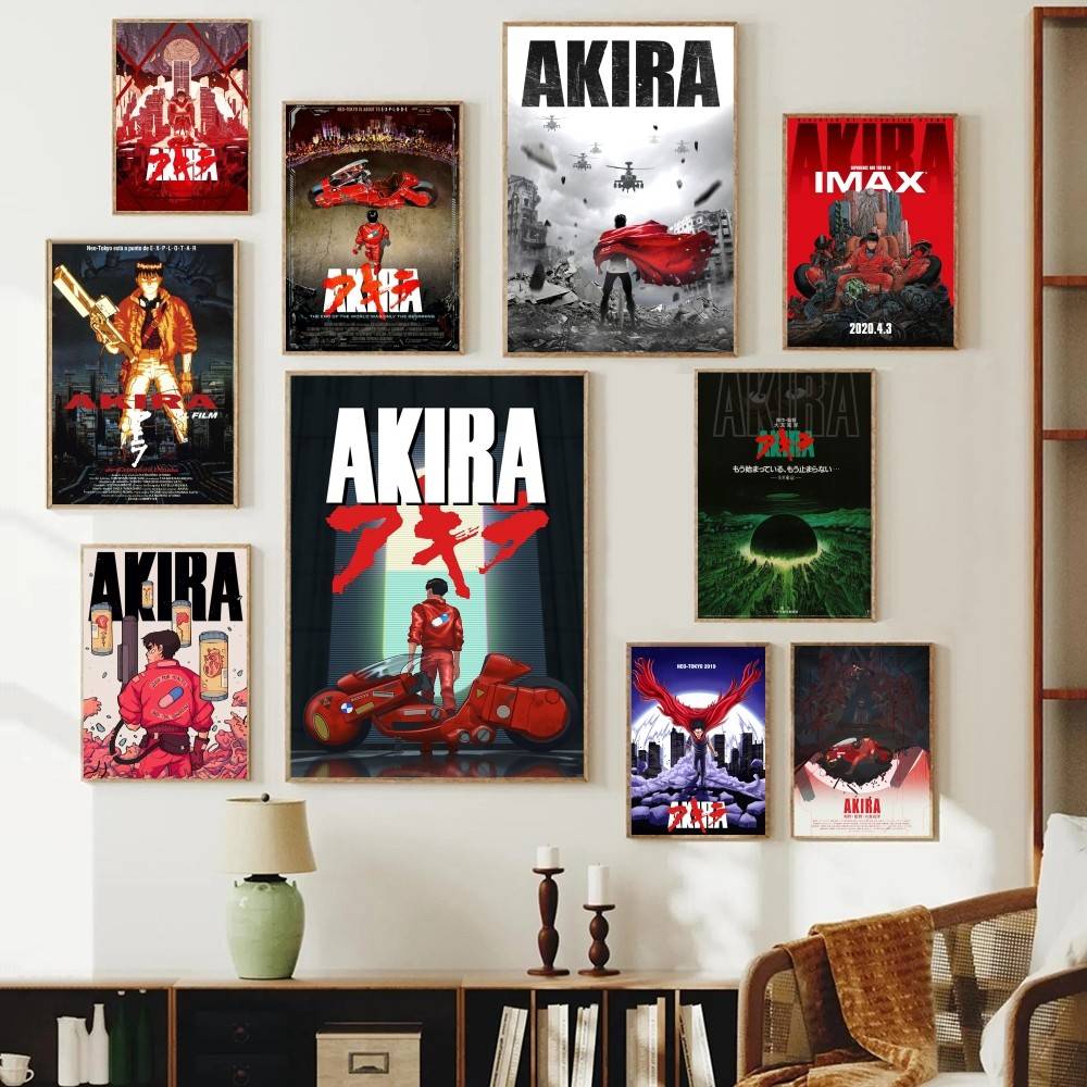 Retro Gaming Wallpaper - Poster Kertas Anime Akira Retro Cyberpunk