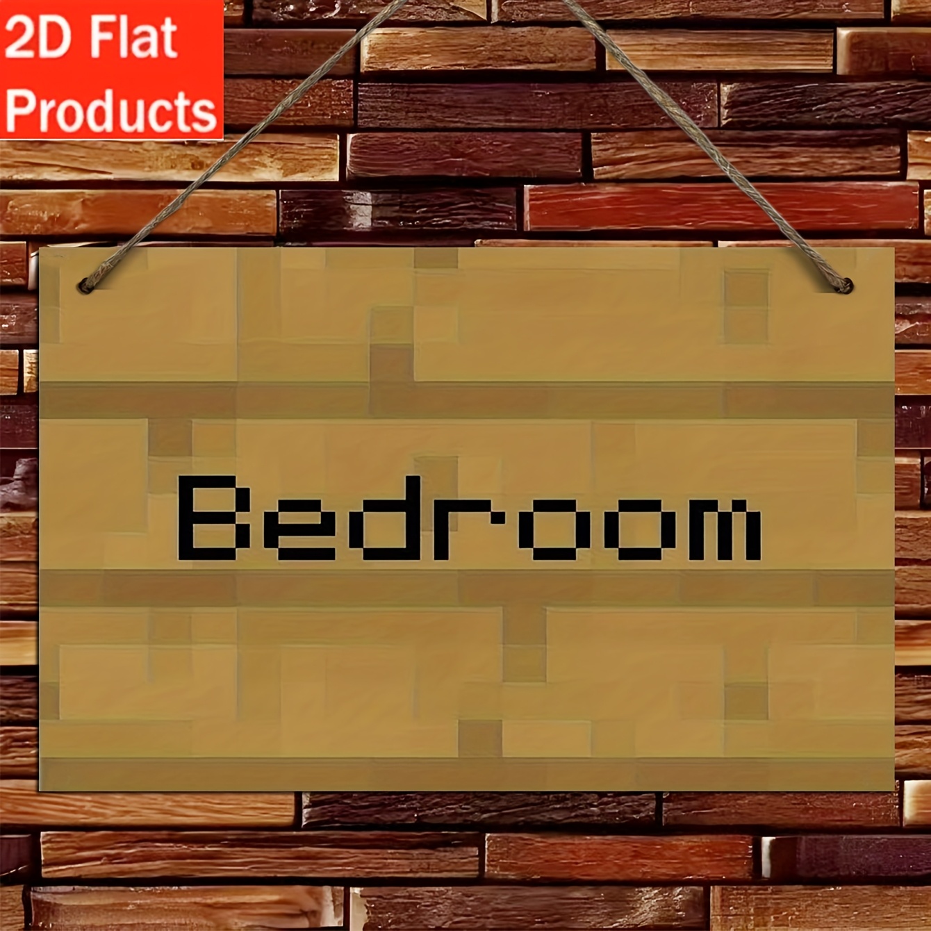Retro Gaming Event - Dekorasi dinding kayu berbentuk 2D, seni