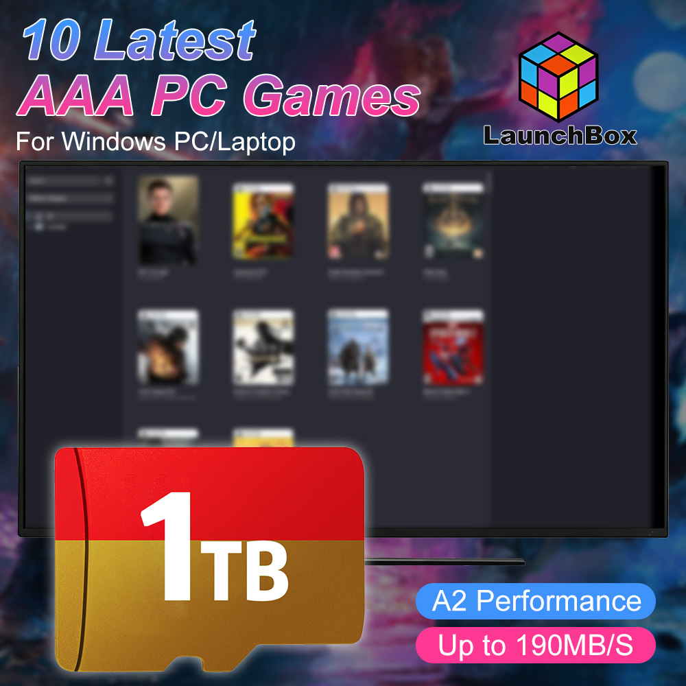 Retro Gaming For Windows - Kartu TF Game JMachen 1TB dengan