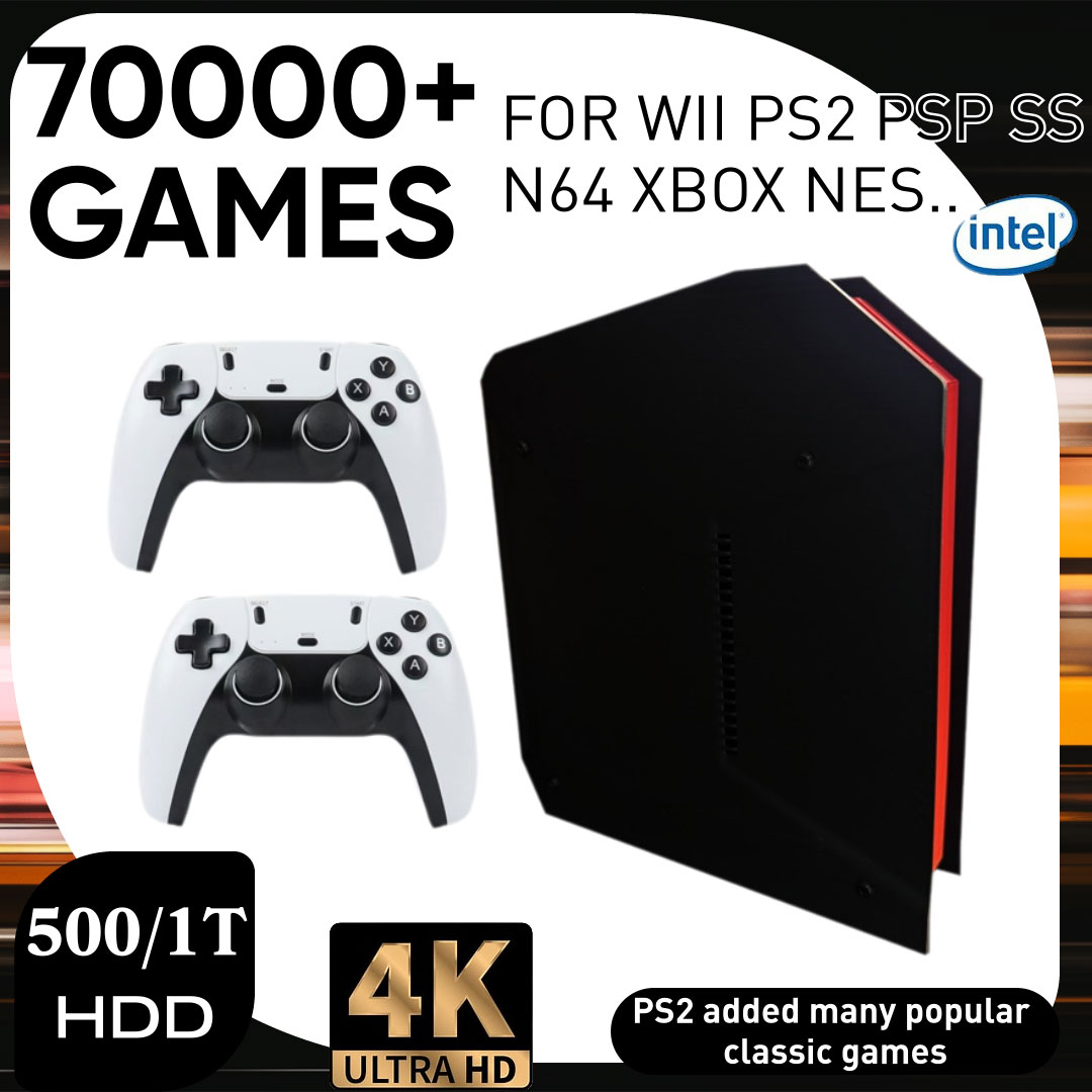 Retro Gaming Ps2 - Konsol Video Game Retro X4 Dengan