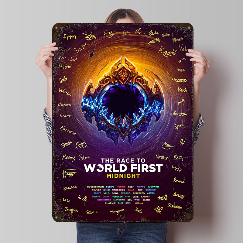World Of Retro Gaming - Poster Race to World First Midnight