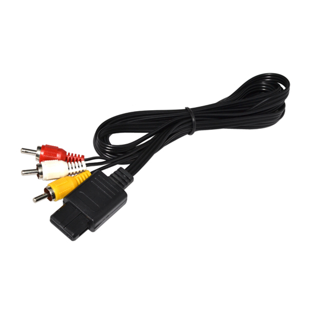 Retro Gaming Cables - Kabel AV Audio TV Video 3RCA