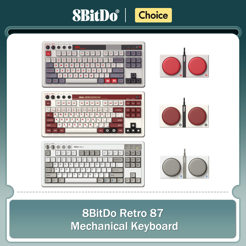 Retro Gaming For Windows - Keyboard Mekanis Retro 8Bitdo, Keyboard Gaming