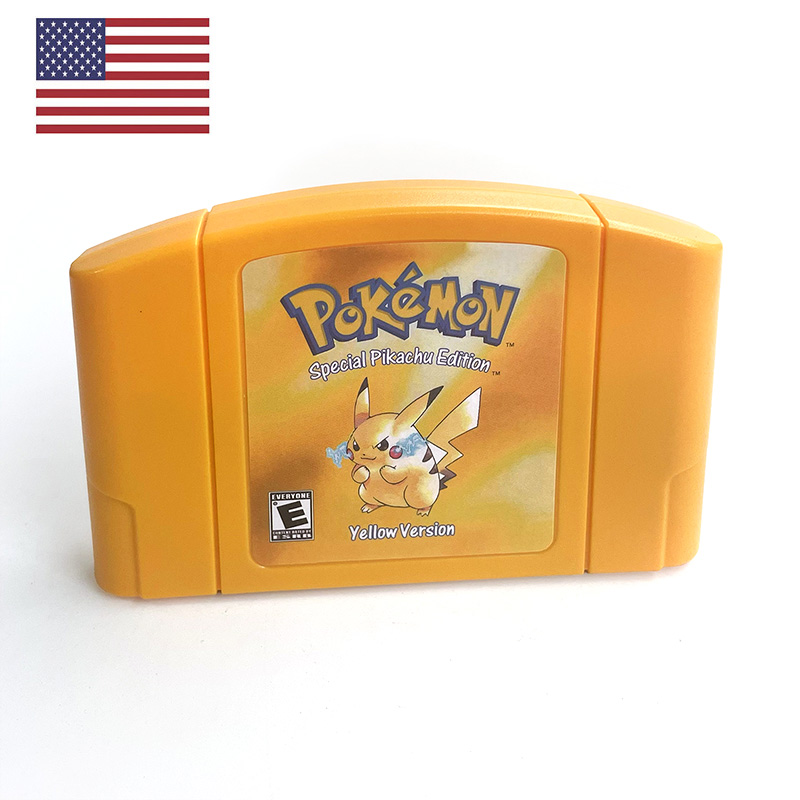 Retro Gaming Pokemon - Konsol Video Game Retro N64 Pokemon