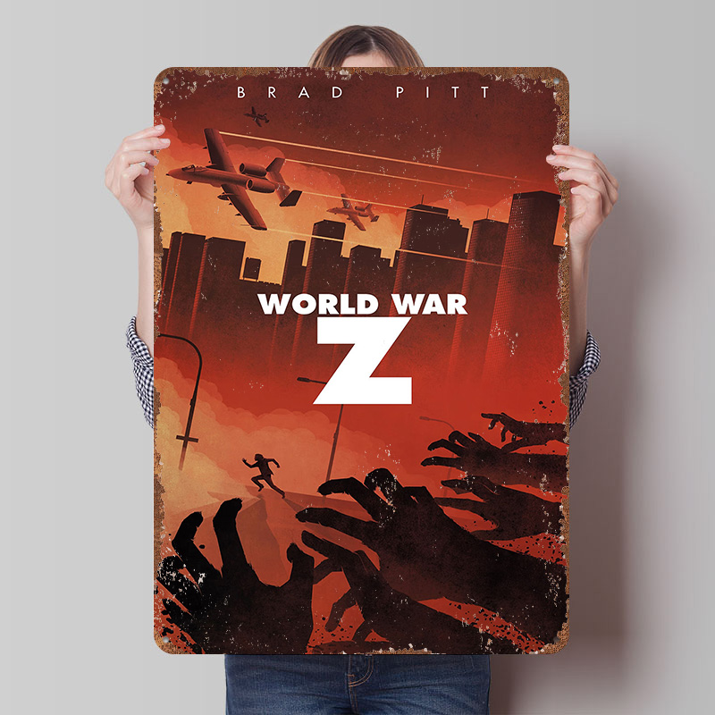 World Of Retro Gaming - Poster Alternatif World War Z, Papan