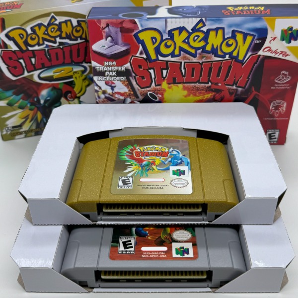 Retro Gaming Pokemon - Kartrid Game Pokemon Stadium 1 2