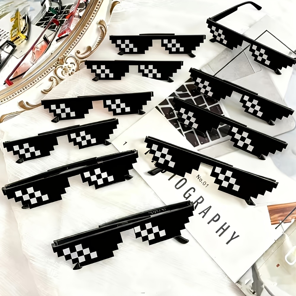 Retro Gaming Event - 1-10 Buah Kacamata Hitam Retro Pixel