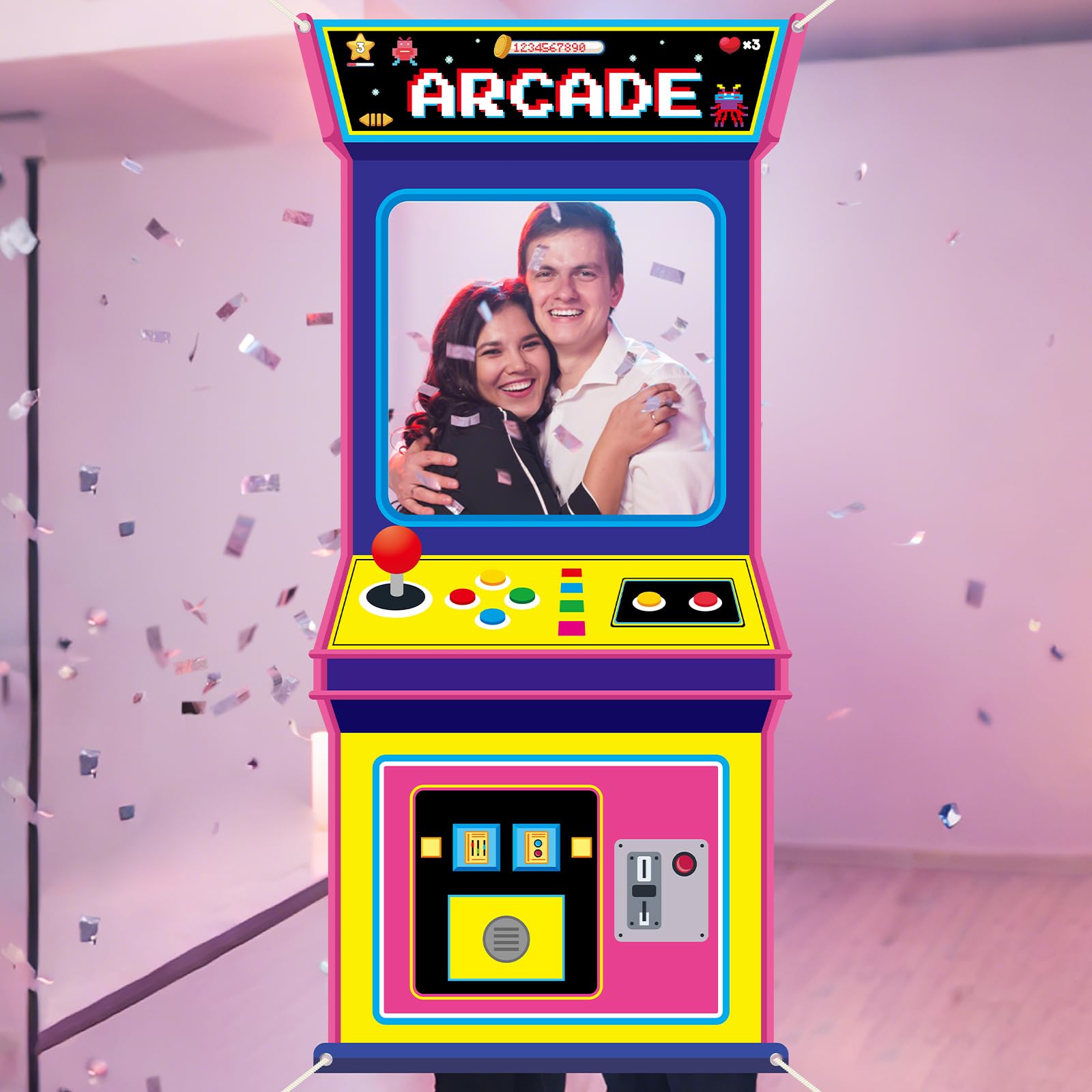 Latar Belakang Foto Game Arcad - Retro Gaming Event ulasan dan harga
