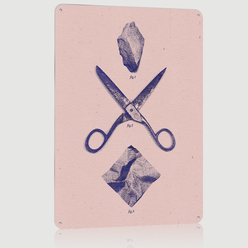 Poster ROCK SCISSORS PAPER, Pa - Retro Gaming Wallpaper ulasan dan harga