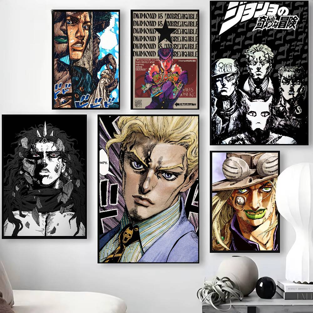 Poster Anime Manga JoJo B-Biza - Retro Gaming Wallpaper ulasan dan harga