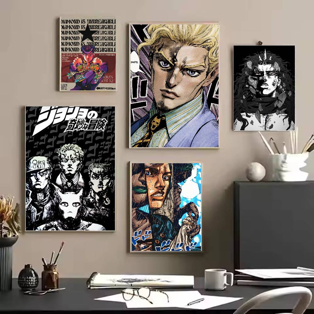 Poster Anime Manga JoJo B-Biza - Retro Gaming Wallpaper ulasan dan harga