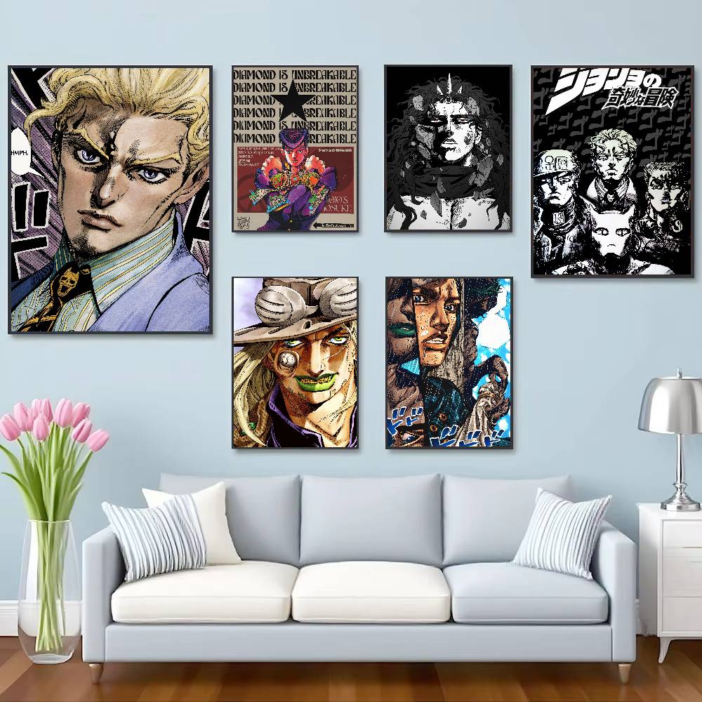 Poster Anime Manga JoJo B-Biza - Retro Gaming Wallpaper ulasan dan harga