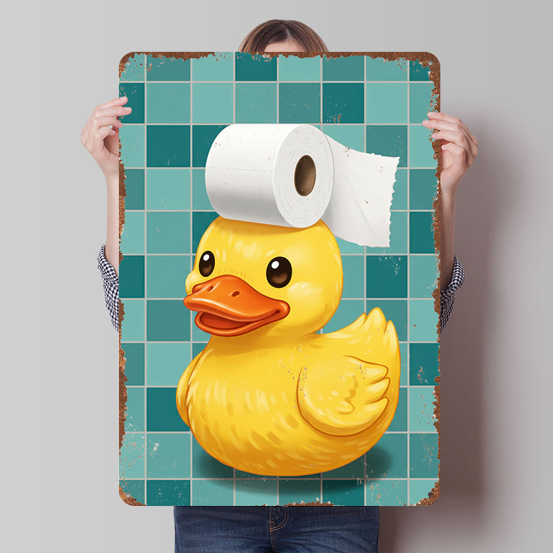 Poster Cetak Bebek dengan Topi - Retro Gaming Wallpaper ulasan dan harga