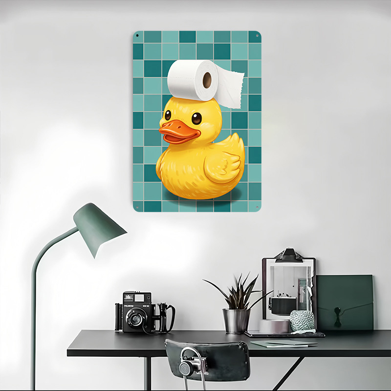 Poster Cetak Bebek dengan Topi - Retro Gaming Wallpaper ulasan dan harga