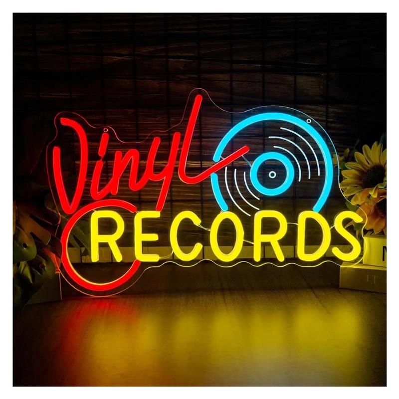 Lampu Neon Vintage Record Retr - Retro Gaming Wallpaper ulasan dan harga