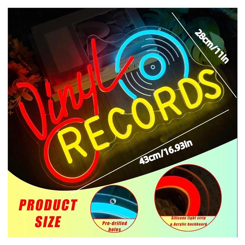 Lampu Neon Vintage Record Retr - Retro Gaming Wallpaper ulasan dan harga