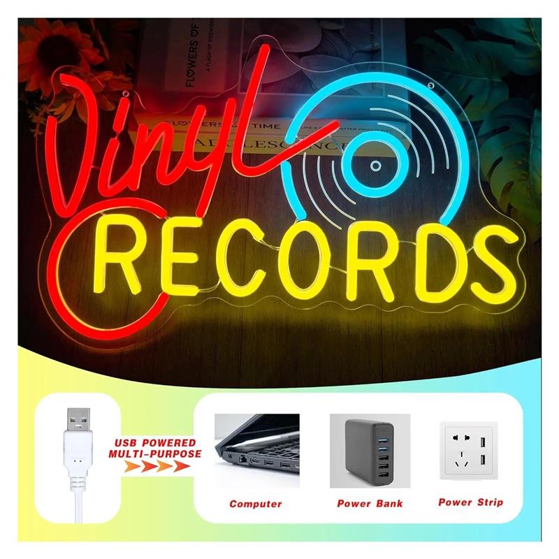 Lampu Neon Vintage Record Retr - Retro Gaming Wallpaper ulasan dan harga