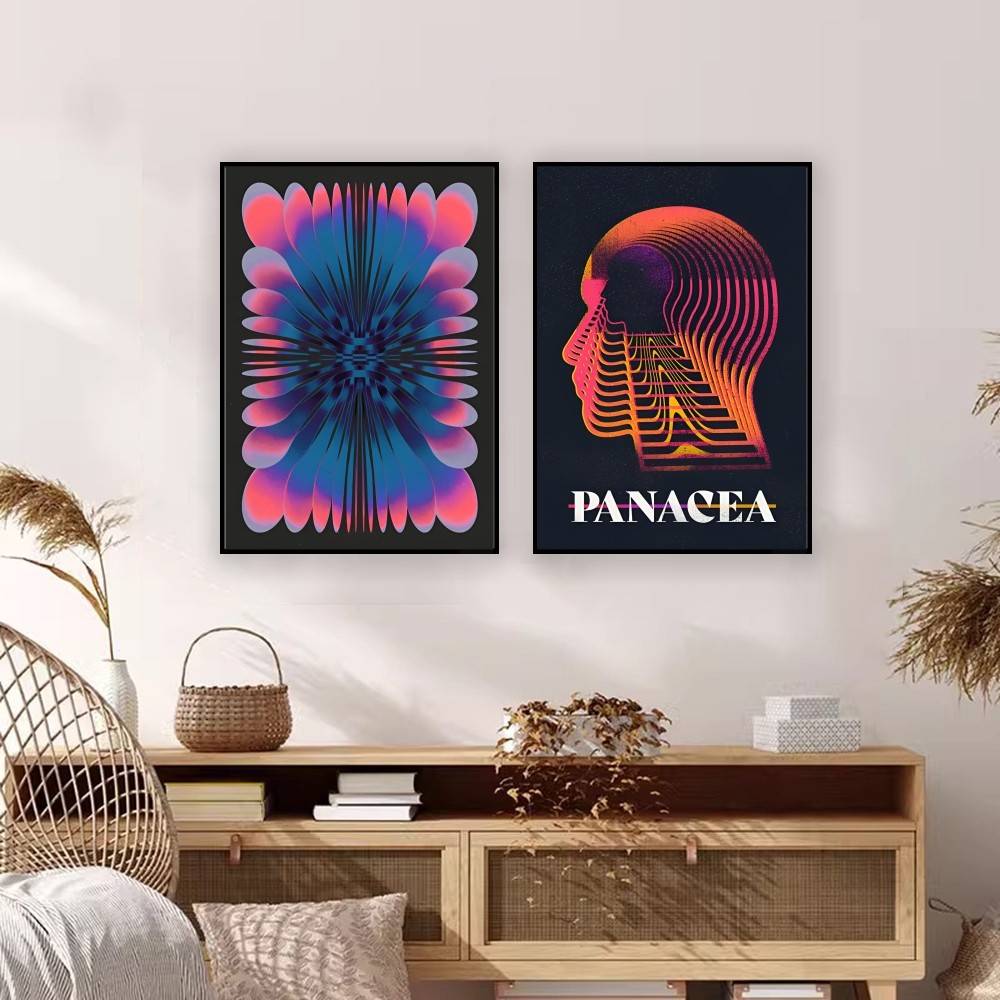 Poster Ruang Angkasa Tengkorak - Retro Gaming Wallpaper ulasan dan harga