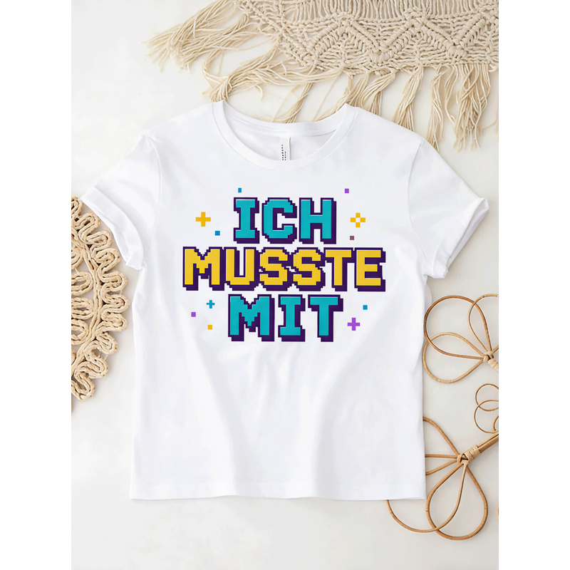 Kaos Oblong 'Ich Musste Mit Ge - Retro Gaming Font Free ulasan dan harga