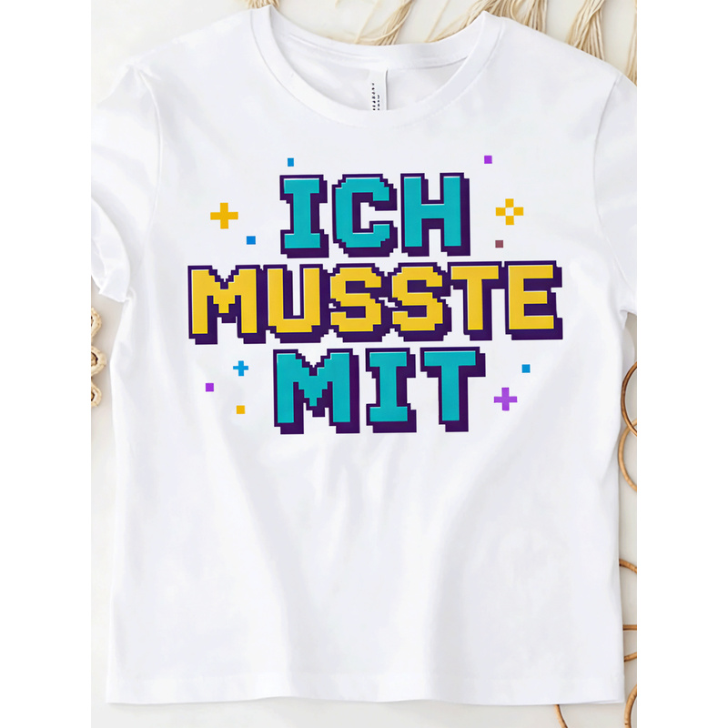 Kaos Oblong 'Ich Musste Mit Ge - Retro Gaming Font Free ulasan dan harga