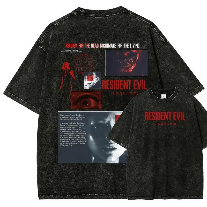 Kaos Cetak Game Resident Evil  - Retro Gaming Aesthetic ulasan dan harga