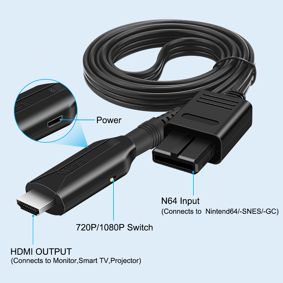 Adaptor konverter kabel kompat - Retro Gaming Cables ulasan dan harga