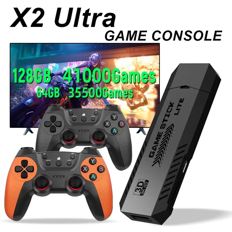 X2 Ultra Pro Retro Game Stick  - Retro Gaming Best Console ulasan dan harga