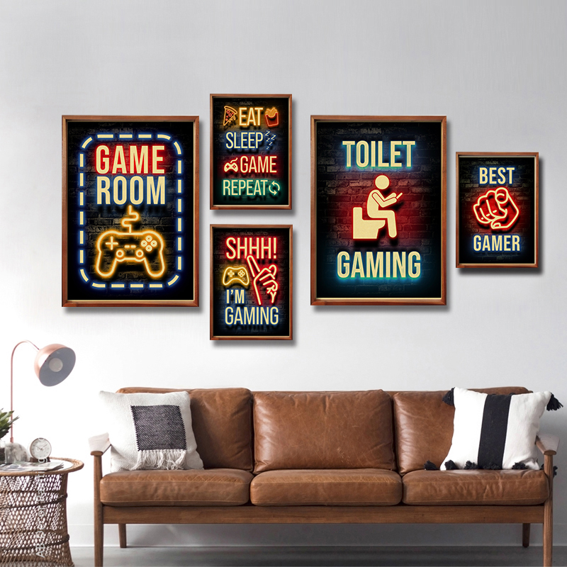 Poster Kutipan Permainan Retro - Retro Gaming Wallpaper ulasan dan harga