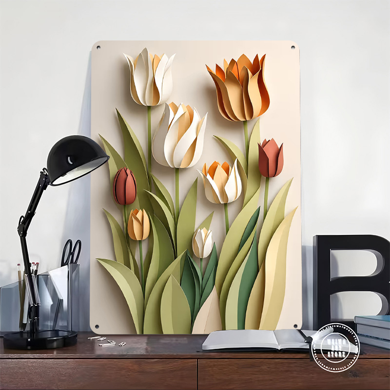 Poster Cetak Bunga Tulip dari  - Retro Gaming Wallpaper ulasan dan harga