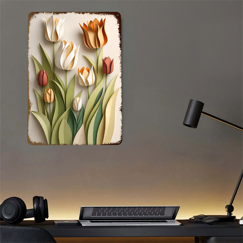 Poster Cetak Bunga Tulip dari  - Retro Gaming Wallpaper ulasan dan harga