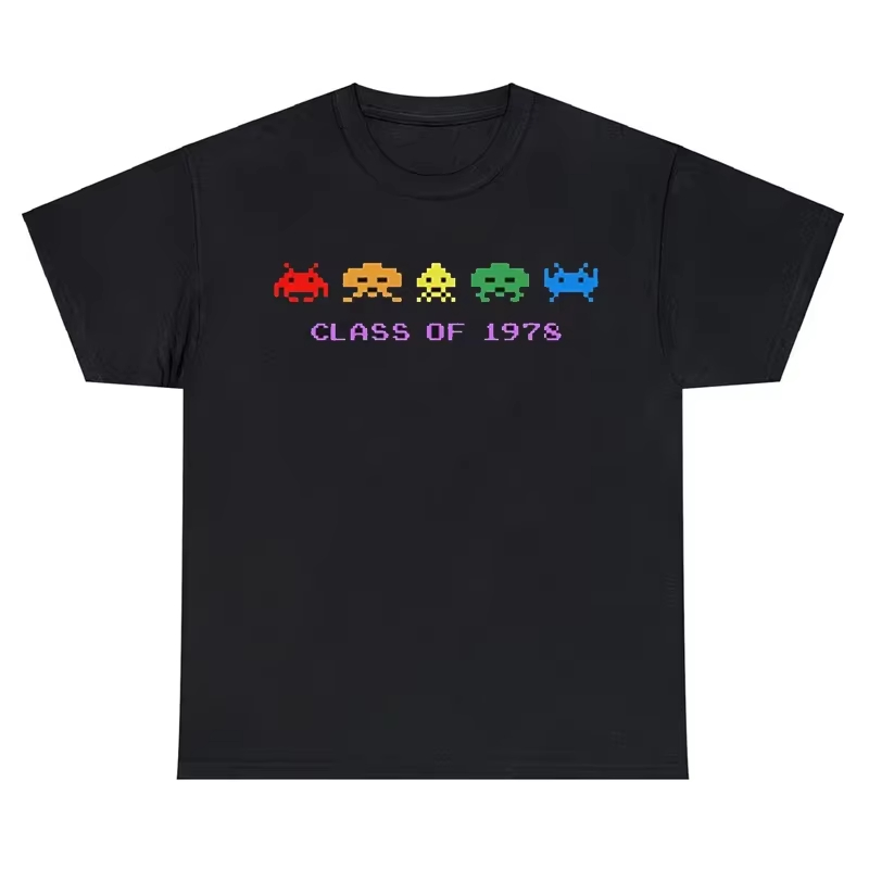 Kaos Arcade Galaga Video Game  - Retro Gaming Ideas ulasan dan harga