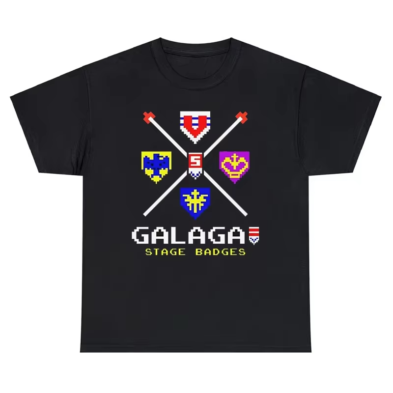 Kaos Arcade Galaga Video Game  - Retro Gaming Ideas ulasan dan harga