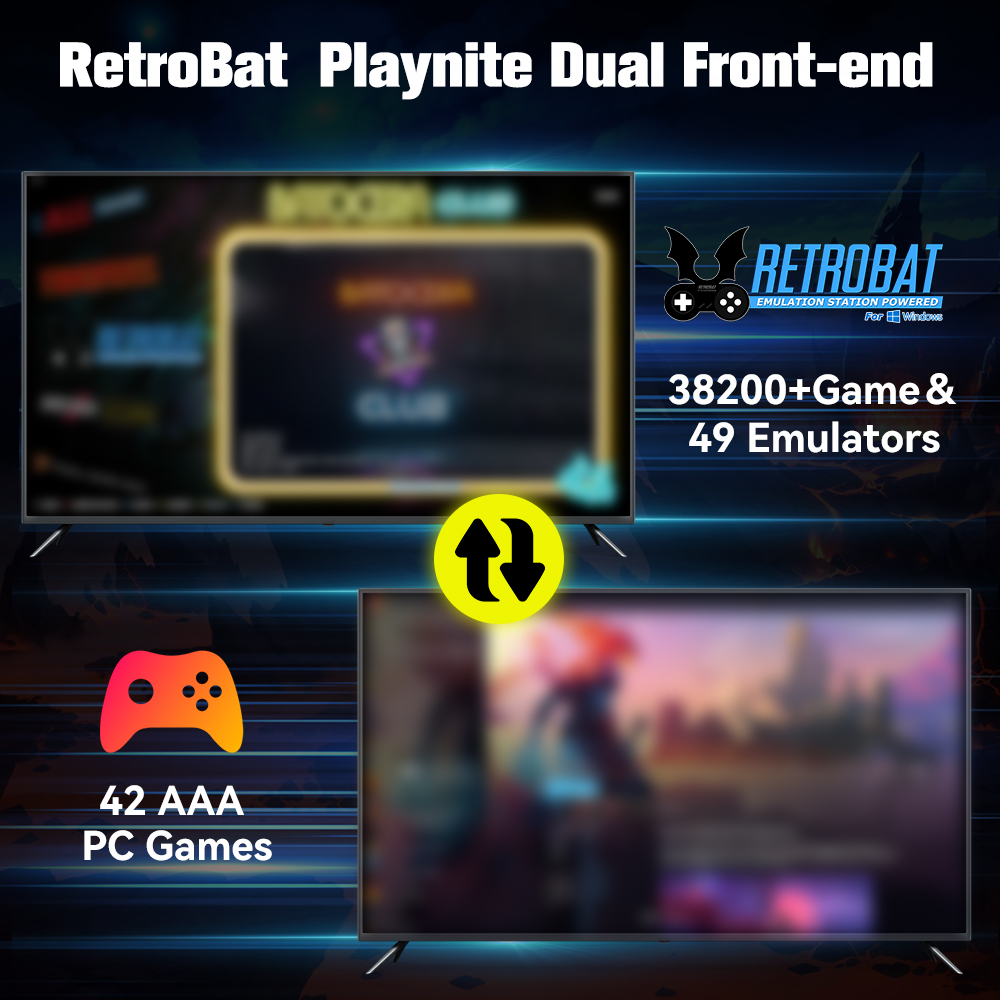 Sistem Retrobat & Playnite HDD - Retro Gaming Best Console ulasan dan harga