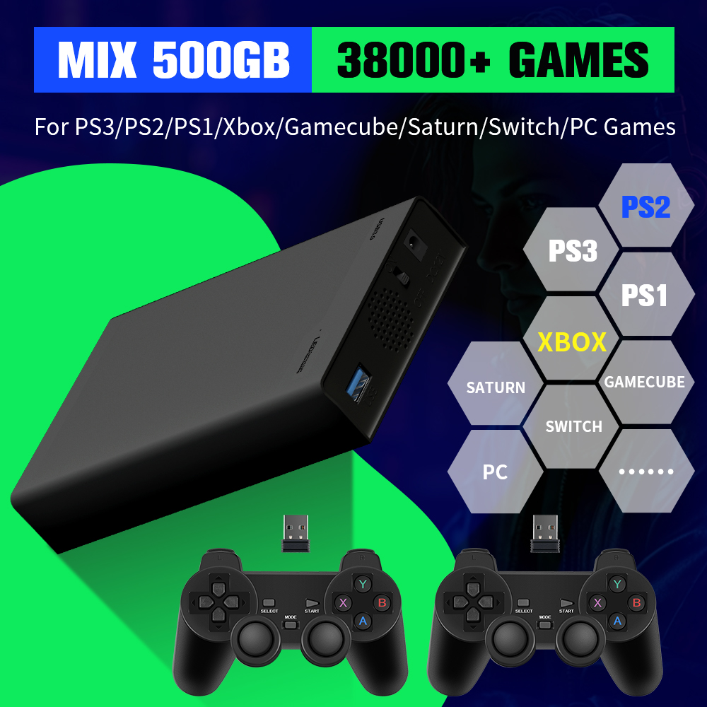 Hard Drive Game 500G dengan 38 - Retro Gaming Ps2 ulasan dan harga
