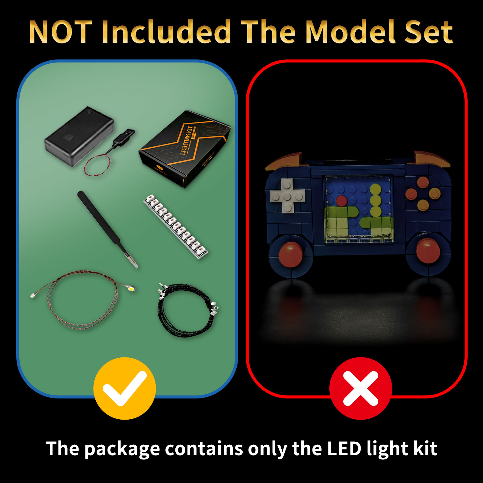 Kit Lampu LED BRIXSPARK untuk  - Retro Gaming Lego ulasan dan harga