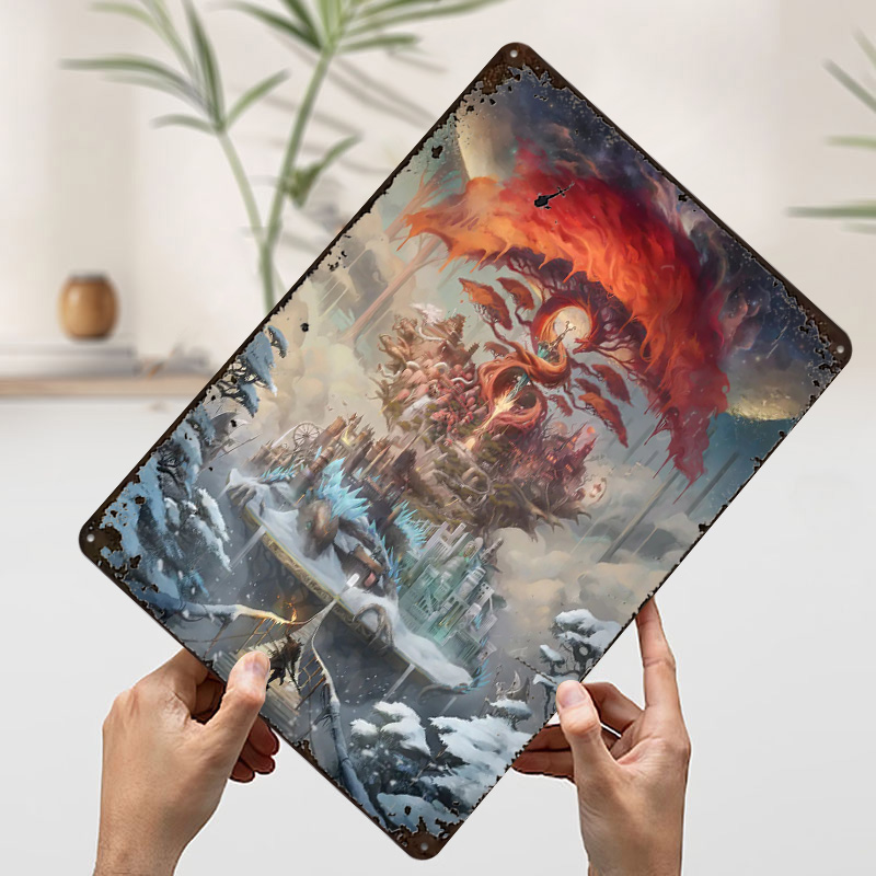 Poster Cetak The Painted World - World Of Retro Gaming ulasan dan harga