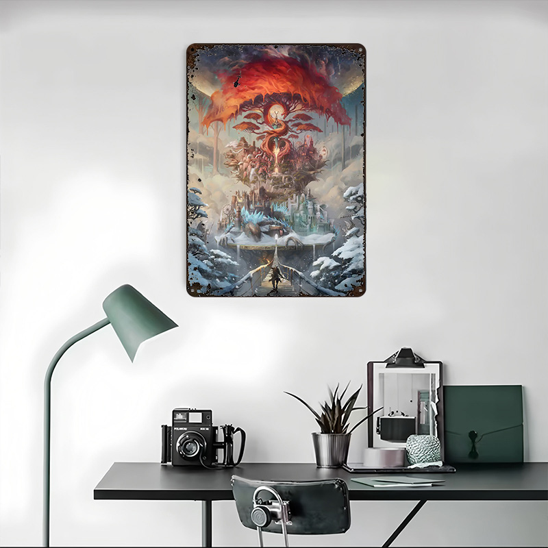 Poster Cetak The Painted World - World Of Retro Gaming ulasan dan harga