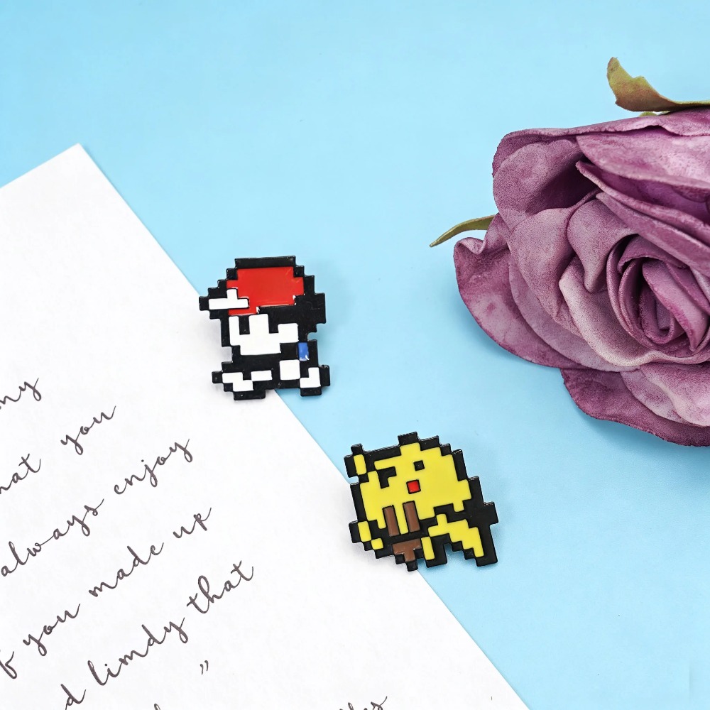 2 Buah Pin Enamel Pokemon Piks - Retro Gaming Pokemon ulasan dan harga