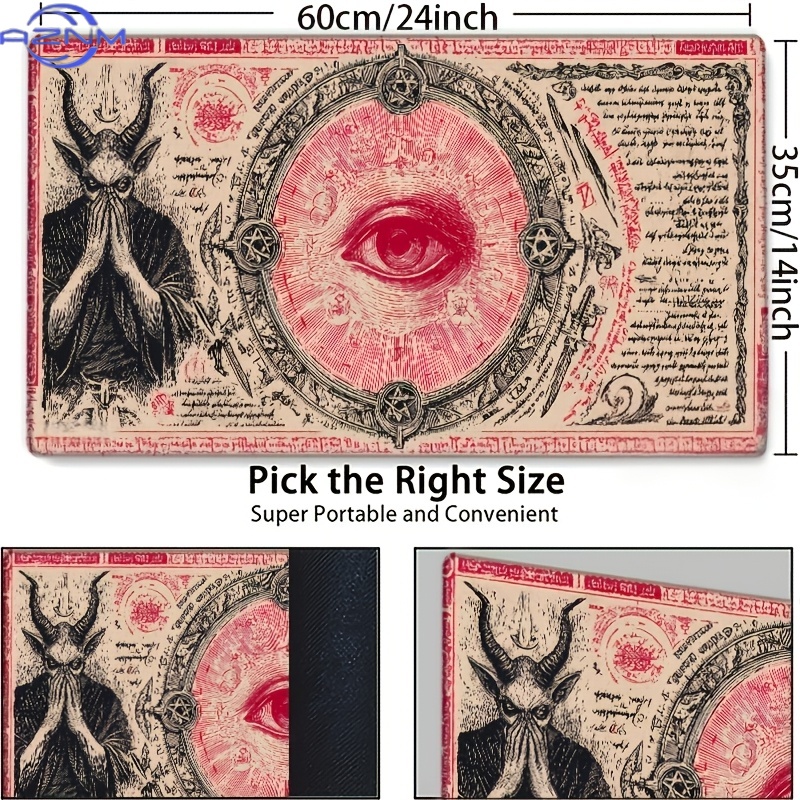 Retro Mystical Ram Eye Playmat - Retro Gaming Event ulasan dan harga