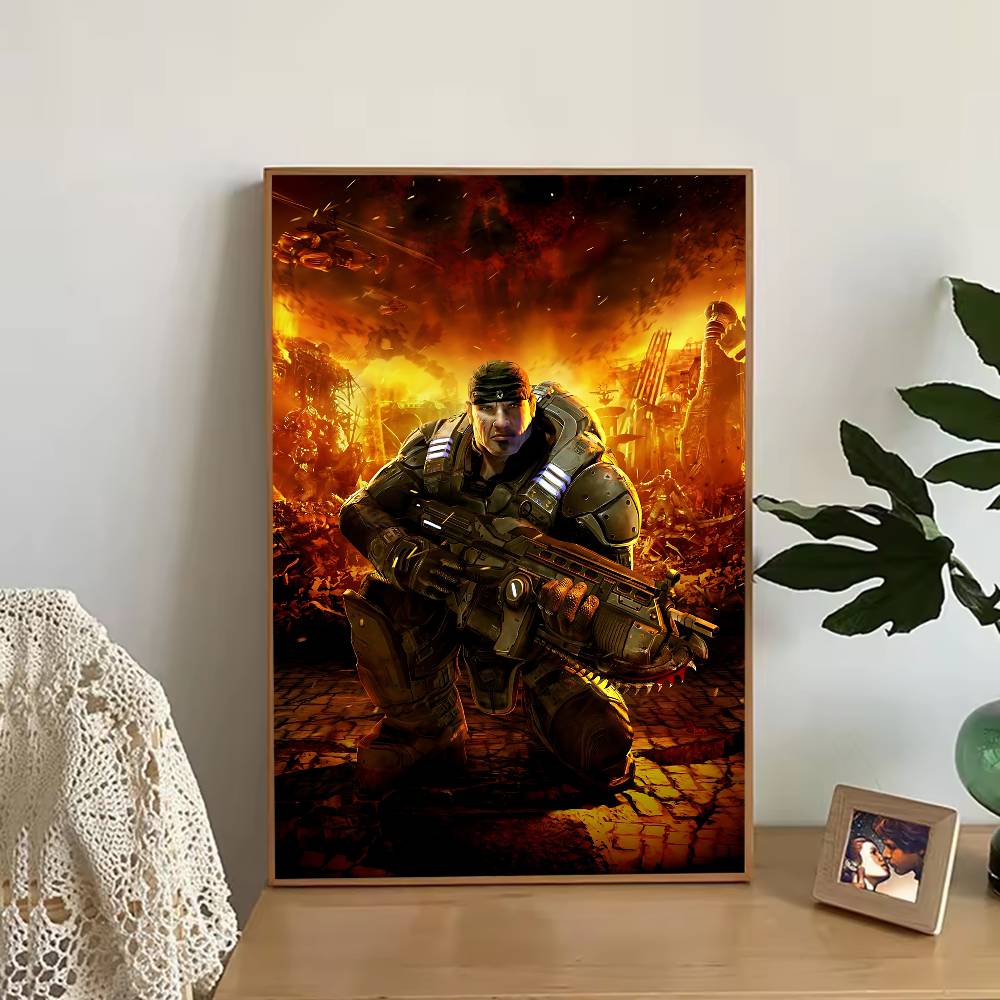 Poster Game G-Gears Of W-War S - Retro Gaming Aesthetic ulasan dan harga