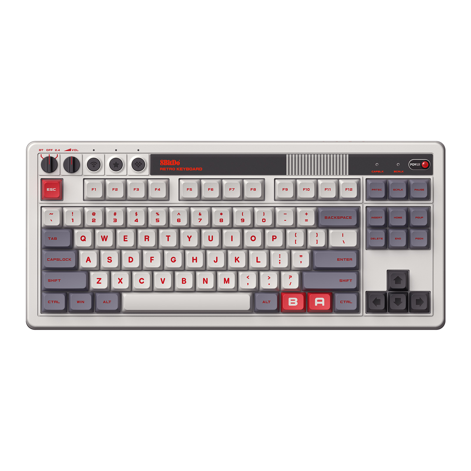Keyboard Mekanis Retro 8Bitdo, - Retro Gaming For Windows ulasan dan harga