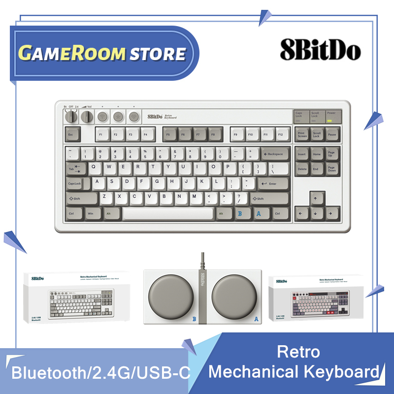 Keyboard Mekanikal Retro 8Bitd - Retro Gaming For Windows ulasan dan harga