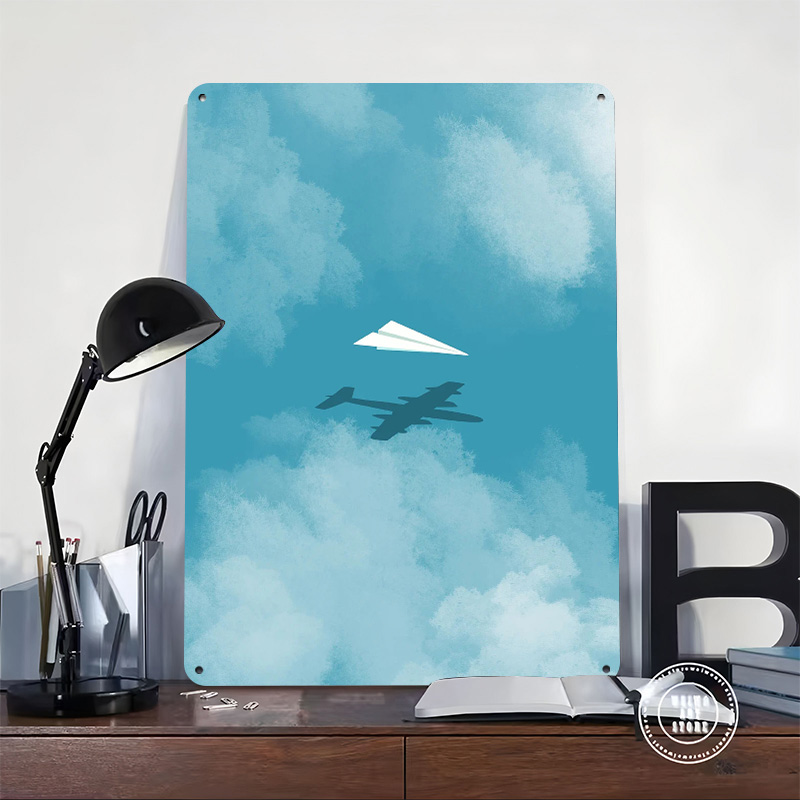 Poster Cetak Pesawat Kertas Se - Retro Gaming Wallpaper ulasan dan harga