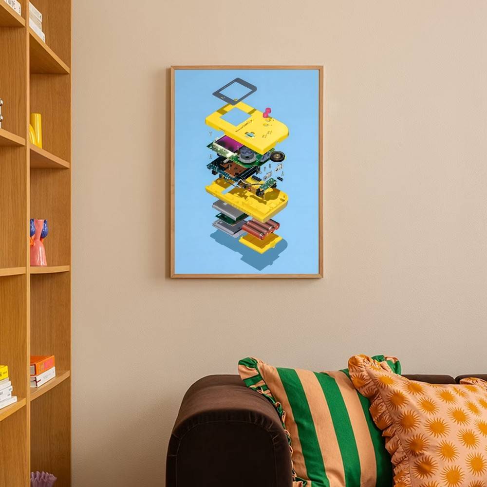 Poster Kertas Konsol Game yang - Retro Gaming Wallpaper ulasan dan harga